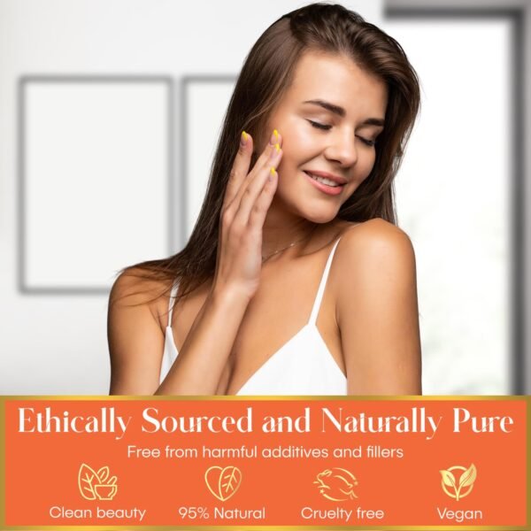 Collagen & Vitamin C Face Serum - Anti-Aging, & Smoothing - Dermatologist Tested, Clean Beauty, Cruelty Free Korean Skin Care for All Skin Types - 1.69 FL.OZ. - Image 7