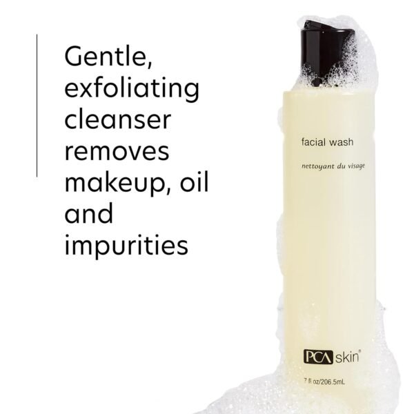 PCA SKIN Gentle Foaming Face Wash, Hydrating Facial Cleanser, Removes Makeup and Hydrates and Purifies Skin, Good for Sensitive, Combination, Normal, and Acne-Prone Skin, Gentle Face Wash, 7 oz Bottle - Image 5