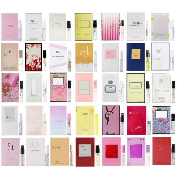 Perfume Samples for Women Designer Fragrance Samplers Set High End Womens Perfume Sampler Sets 20 Random Piece Travel Size Women's Fragrance Set Gift Vials Collection - Image 2