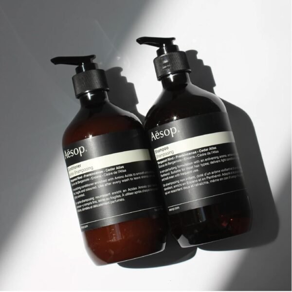 Aesop Classic Shampoo & Classic Conditioner Set | Adds Shine, Hydration, Softness to Hair | 500 mL / 16.9 oz - Image 5