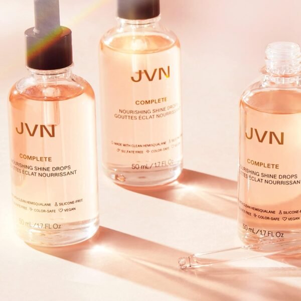JVN Complete Nourishing Shine Drops, Hair Oil for Hydration and Long-Term Hair Health, Styling Oil for All Hair Types, Sulfate-Free, 1.7 Fluid Ounces - Image 10