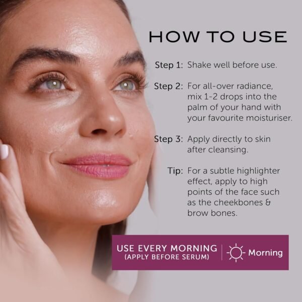 111SKIN Rose Gold Radiance Booster Serum for Face, Hydrating Face Glow Serum with Hyaluronic Acid, Niacinamide & Damascus Rose for Radiant & Even Skin Tone, Suitable for All Skin Types, 0.68 fl oz - Image 5