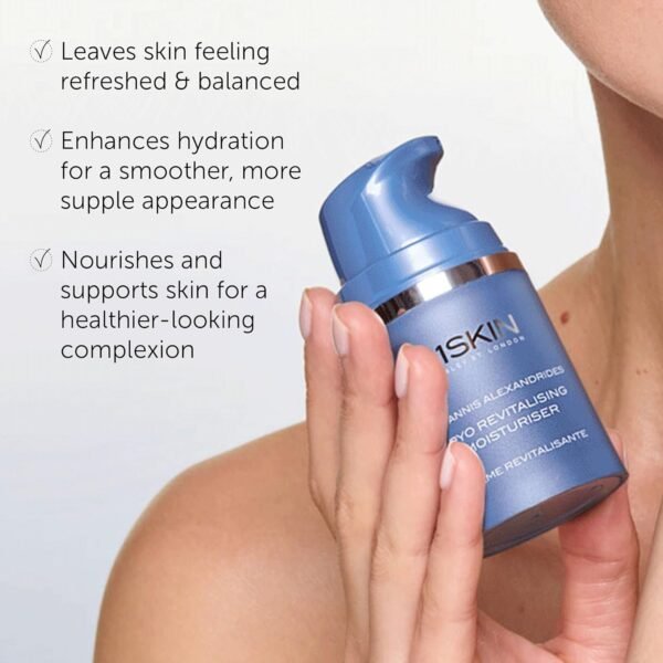 111SKIN Cryo Revitalising Moisturiser, Hydrating Gel Face Cream with Hyaluronic Acid, Ginseng Complex & ATP for Skin & Neck, Firming & Tightening Daily Face Moisturizer for All Skin Types, 1.69 fl oz - Image 6
