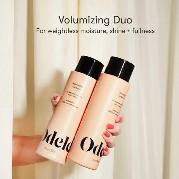 Volumizing Sulfate-Free Shampoo & Conditioner Set, Adds Moisture, Shine, and Fullness for Straight or Wavy Hair Types, 13 Fl Oz Each (2-Pack) - Image 3