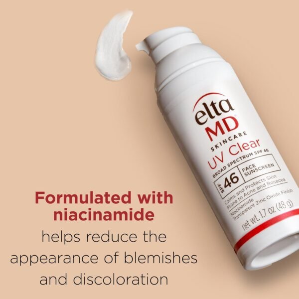 EltaMD UV Clear Face Sunscreen SPF 46, Oil-Free Sunscreen with Zinc Oxide, Dermatologist Recommended - Image 6