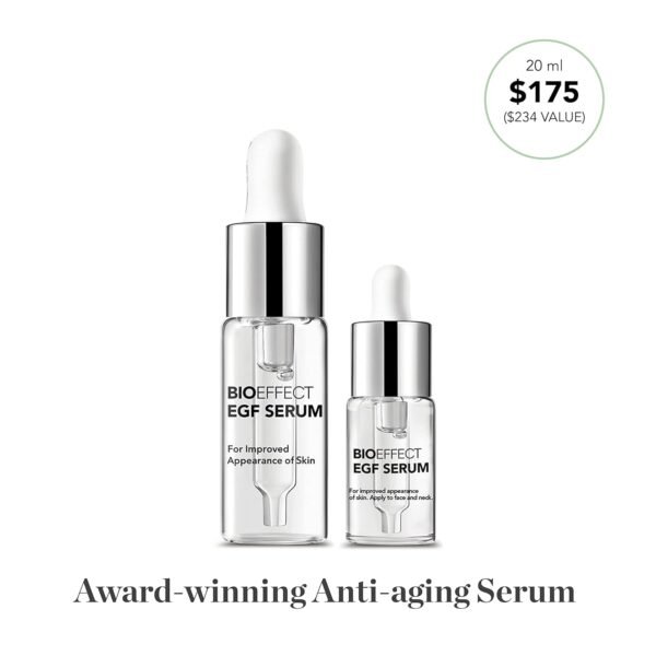 BIOEFFECT EGF Serum Treatment Duo with Hyaluronic Acid, Enhance Skin with Moisturizing, Firming, Wrinkle-Fighting Treatment for Face And Neck, Day And Night, Best Derma Roller Facial Serum - Image 5
