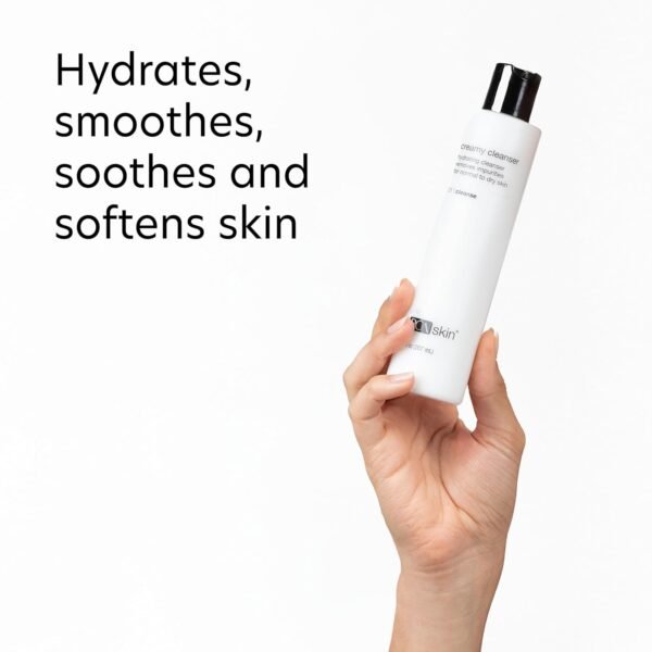 PCA SKIN Creamy Moisturizing Face Cleanser, Gentle Daily Face Wash for Dry and Sensitive Skin, Leaves Skin Feeling Soft and Smooth, Helps Remove Makeup, Dirt, and Impurities from Skin, 7.0 oz Bottle - Image 4