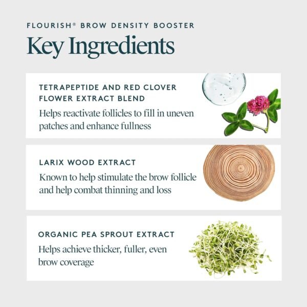 Virtue Flourish Brow Density Booster Treatment with Keratin for Thicker Eyebrows - Image 4