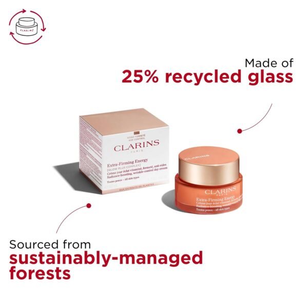 Clarins Extra-Firming Energy Moisturizer | 2-in-1 Anti-Aging Day Cream | Radiance Boost | 1.7 Ounces - Image 7