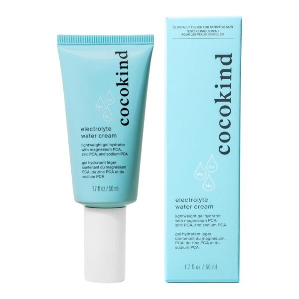 Cocokind Electrolyte Water Cream | Lightweight Water Gel Moisturizer | Balanced Hydrating Day Cream for All Skin Types | 1.7 Fl Oz - Image 2