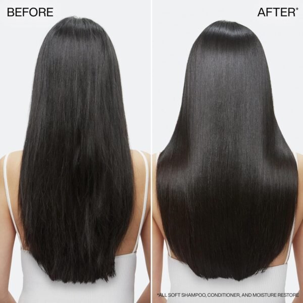 Redken All Soft Shampoo - Moisturizes & Hydrates Dry Hair, Softens & Adds Shine, With Argan Oil, Safe For Color-Treated Hair - Image 4
