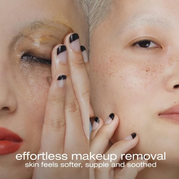 shu uemura Botanicoil Indulging Cleansing Oil, Makeup Remover and Facial Cleanser Infused with Plant Extracts, Suitable for Sensitive Skin - Image 4