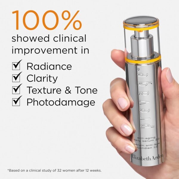 Elizabeth Arden PREVAGE Anti-Aging Face Serum 2.0 for Women, Brightening & Dark Spot Correcting Skincare, With Antioxidant Idebenone Technology - Image 7
