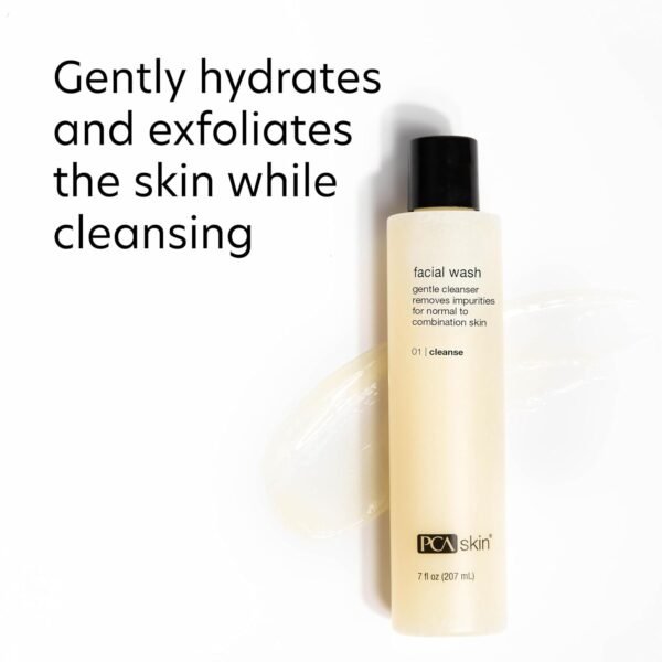 PCA SKIN Gentle Foaming Face Wash, Hydrating Facial Cleanser, Removes Makeup and Hydrates and Purifies Skin, Good for Sensitive, Combination, Normal, and Acne-Prone Skin, Gentle Face Wash, 7 oz Bottle - Image 4
