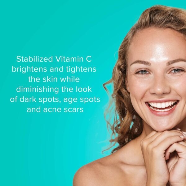 ClarityRx C-Results Vitamin C Brightening Face Serum, Natural Plant-Based Anti-Aging Facial Treatment for Dark Spots & Acne Scars - Image 3