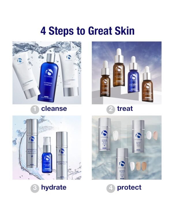 iS CLINICAL Pure Calm Collection, Calming Skincare full regimen, Collection Gift Set, Perfect for red or irritated skin - Image 8