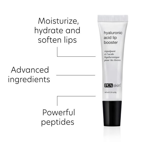 PCA SKIN Lip Plumper Serum, Hyaluronic Acid Lip Booster for Plump Lips, Instantly Hydrates and Minimizes Fine Lines and Wrinkles, Helps Increase Lip Volume, Lip Moisturizer for Women, 0.24 oz Tube - Image 5