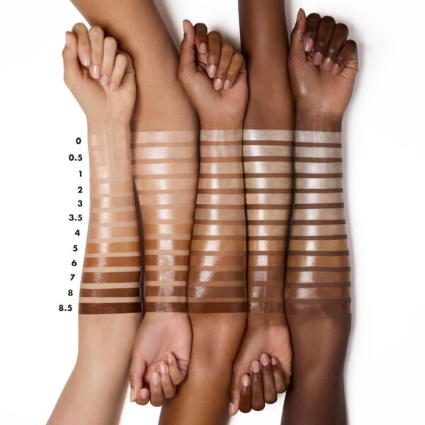 e.l.f. Halo Glow Liquid Filter, Complexion Booster For A Glowing, Soft-Focus Look, Infused With Hyaluronic Acid, Vegan & Cruelty-Free, 5 Medium/Tan - Image 3