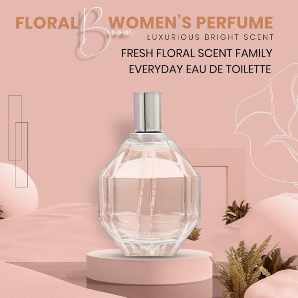 Womens Perfume, Eau de Parfum Natural Spray, Classic Warm Floral Scents of Rose Petals, freesia, Cattleya Orchids, 100 ml 3.4 fl oz - Image 5