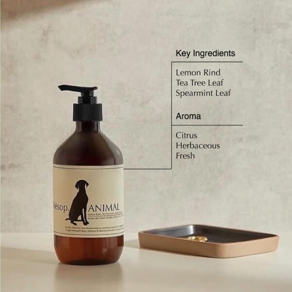 Aesop Pet Shampoo | Gentle Dog Shampoo and Coat Wash with Deodorizing Properties | Citrus, Fresh Scent | 16.9 fl oz - Image 4