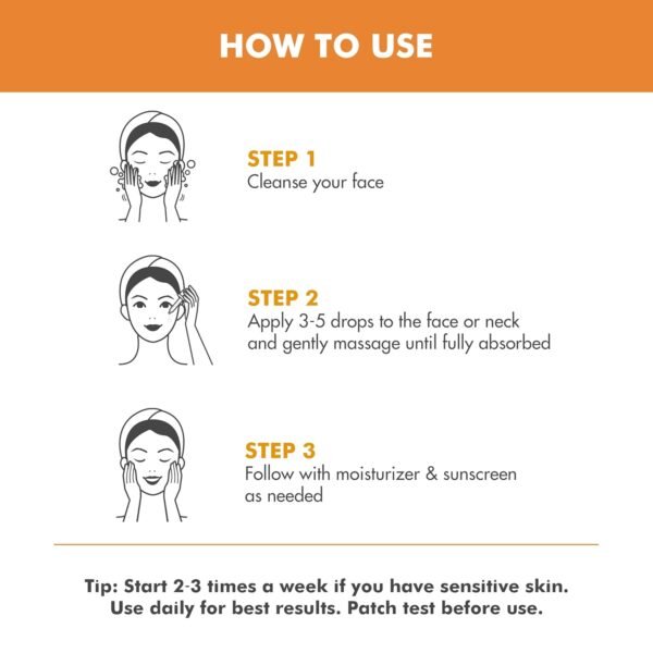Ebanel Vitamin C Serum for Face with Ferulic Acid, Retinol, Vitamin B5 & E, Antioxidant Brightening Serum, Dark Spot Remover for Face, Anti-Aging Facial Skin Care for Day and Night - Image 7
