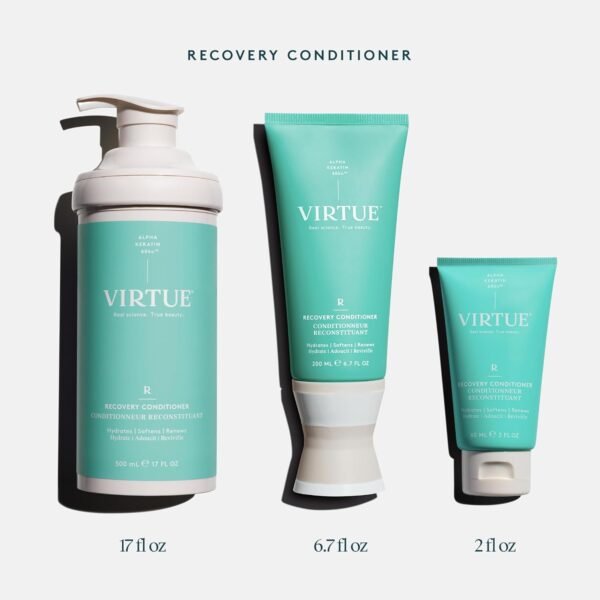 Virtue Recovery Conditioner with Keratin Hydrates, Softens, and Renews Damaged Hair, Sulfate Free, Color Safe - Image 6
