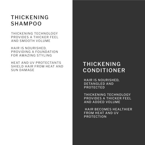 SACHAJUAN Thickening Shampoo and Conditioner Set | Ocean Silk & Thickening Technology For Volume | Vegan & Paraben Free | Set of 2 (8.4 oz) - Image 5