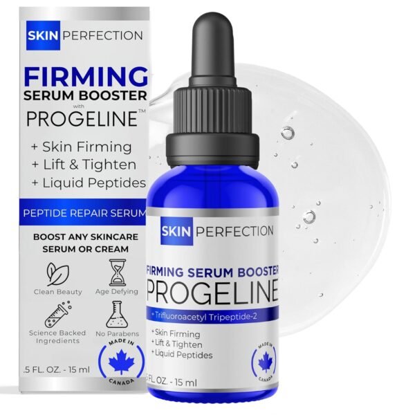 Skin Perfection Firming Serum Booster with Progeline Peptide Repair Serum Neck and Face Progeline Cream Upgrade Trifluoroacetyl Tripeptide-2 Anti-aging Diy .5 Fl Oz - Image 2