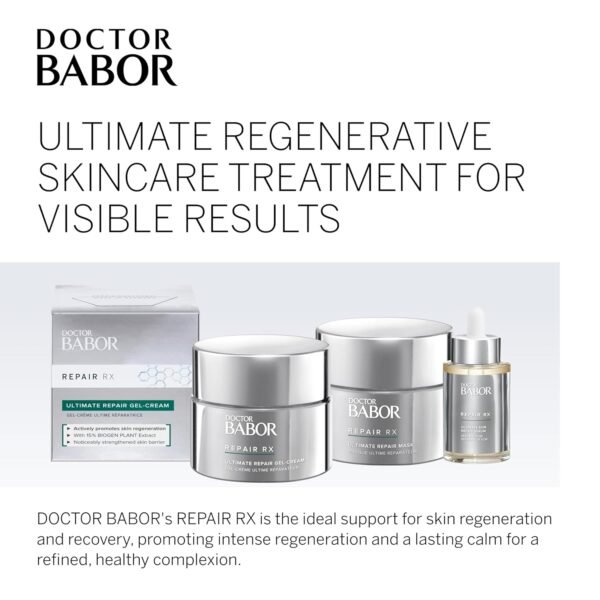 BABOR DOCTOR Repair Rx Ultimate Repair Gel-Cream, Lightweight Fast Acting Daily Moisturizer, Strengthen Skin & Improve Tone, Safe for Sensitive Skin, 1.7 oz - Image 6