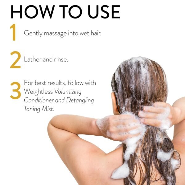 PHILIP B Weightless Volumizing Shampoo, 7.4 fl. oz. (220 ml) - Removes Oil and Product Build-Up, Adds Extra Body, Bounce and Shine - Image 5