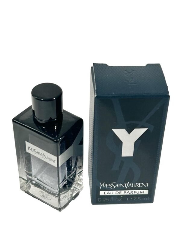 Yves Saint Laurent YSL Y Men Perfume Parfum MINI splash on SMALL TRAVEL SIZE 7.5 ml / 0.25 Fl oz - Image 4
