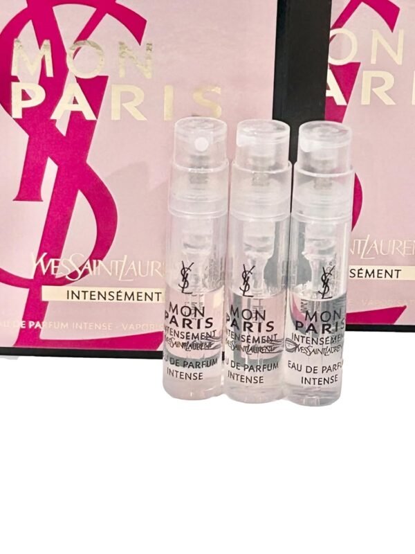 Yves Saint Laurent Perfume INTENSEMENT YSL Sample Perfume MON PARIS EDP Women 1.2 ml / 0.04 oz - set of 3 - Image 3