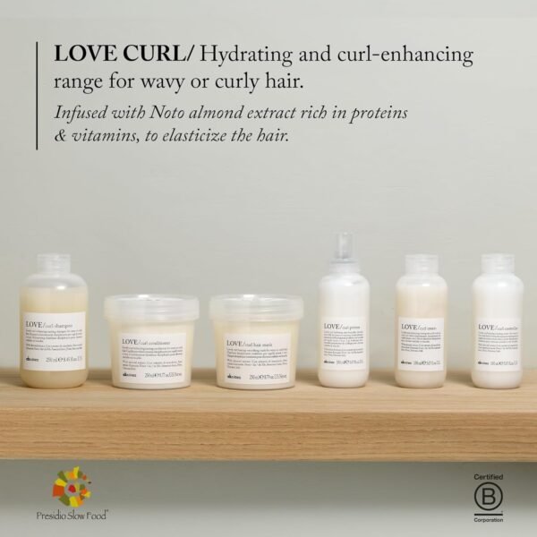 Davines LOVE Curl Conditioner, Enhance and Control Curly and Wavy Hair, Weightless Volume and Softness - Image 5