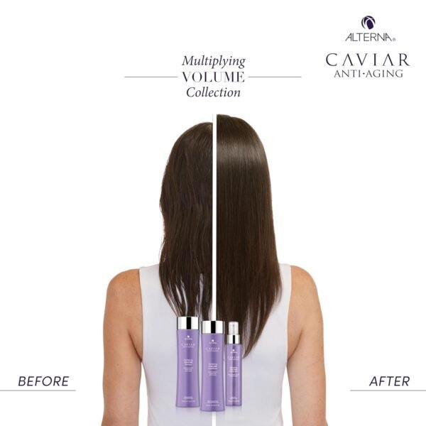 Alterna Caviar Anti-Aging Multiplying Volume Styling Mist, 5 Ounce, For Fine, Thin Hair, Light Hold, Sulfate Free - Image 9