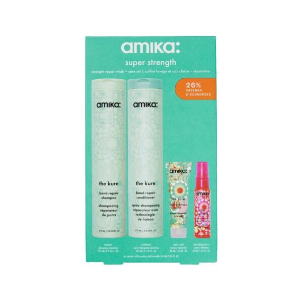amika super strength repair wash + care set - Image 3