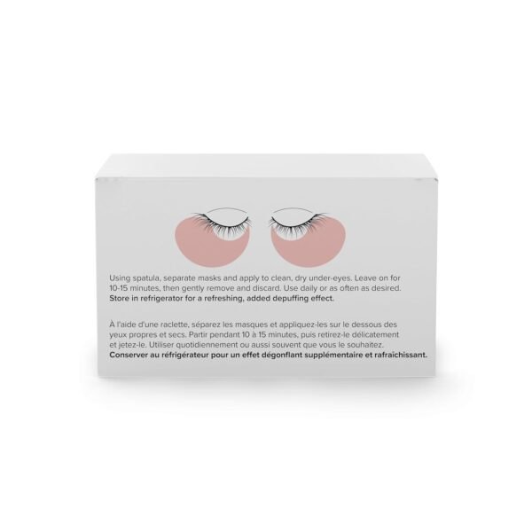 DRMTLGY Brightening Eye Masks (30 Pairs) - Caffeine Eye Masks for Dark Circles and Puffiness with Hyaluronic Acid, Eye Patches for Puffy Eyes - Image 7