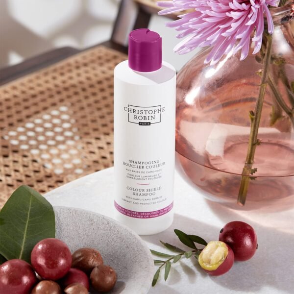 Christophe Robin Color Shield Shampoo With Camu Camu Berries for Color-Treated Hair - Nourishing, Anti-fade 8.4 fl. oz - Image 3