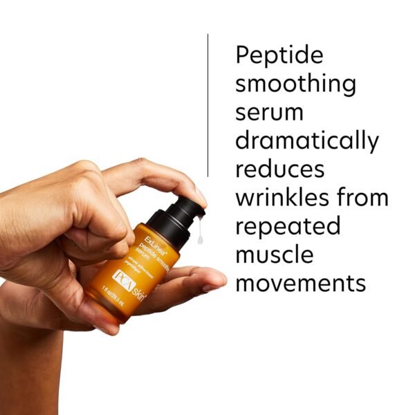 PCA SKIN ExLinea Peptide Smoothing Face Serum, Spot Treatment Serum for Fine Lines and Wrinkles, Firms and Strengthens Aging Skin, Formulated with Squalene and Hyaluronic Acid, 1.0 oz Pump - Image 4