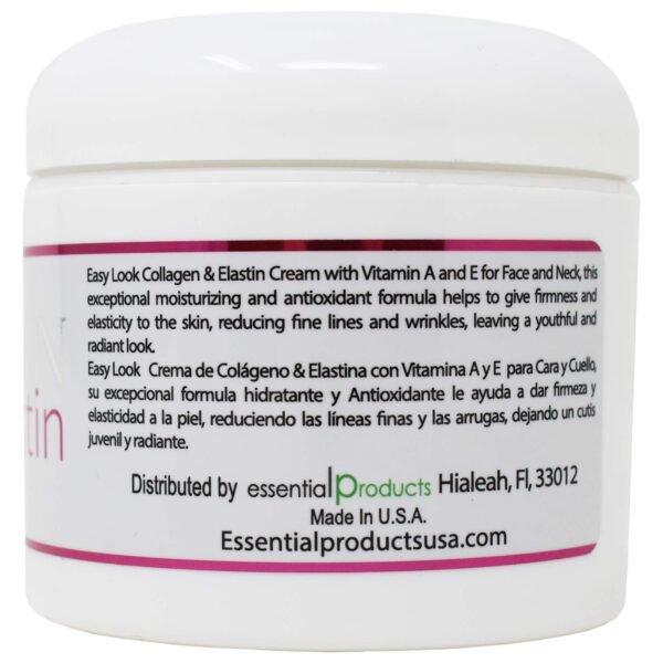 Collagen Elastin Cream Vitamins A & E Anti aging and Firming Cream 4oz - Image 4