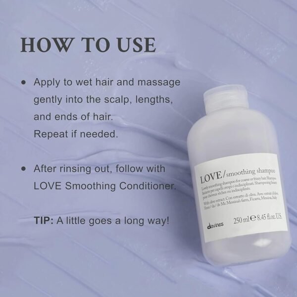 Davines LOVE Smoothing Shampoo, 8.45 fl. oz. - Image 3