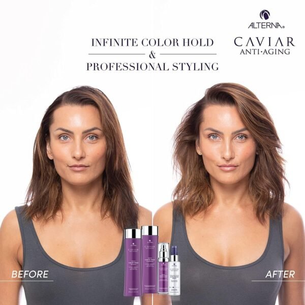Alterna Caviar Anti-Aging Infinite Color Hold Shampoo and Conditioner Set, 8.5 Fl Oz, For Color Treated Hair, Minimizes Color Fade, Sulfate Free - Image 11