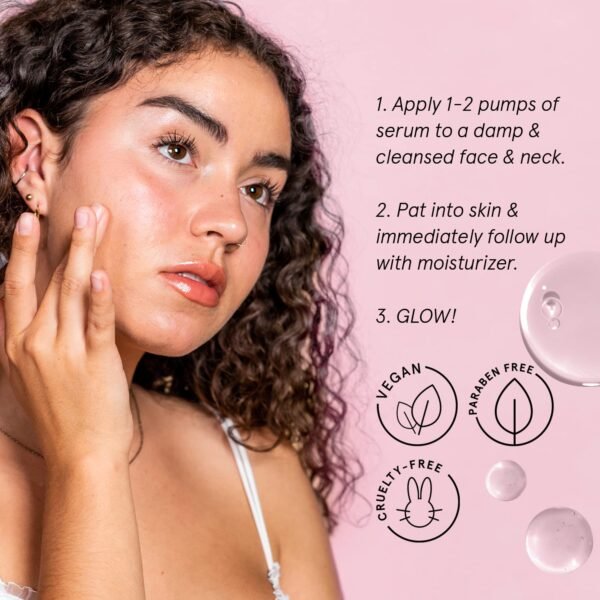 grace & stella Award Winning Hyaluronic Acid Serum (50ml/1.7 fl oz) Hydrating Hyaluronic Acid Serum for Face - Acido Hialuronico for Women - Remove Fine Lines, Wrinkles, Anti Aging - Vegan Skincare - Image 6