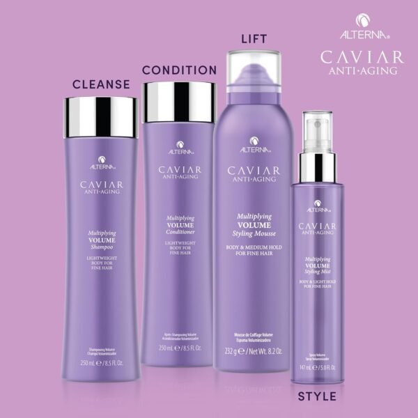 CAVIAR Anti-Aging Multiplying Volume Shampoo | For Fine, Limp or Thin Hair | Create Instant Volume and Thickness | Sulfate Free - Image 9