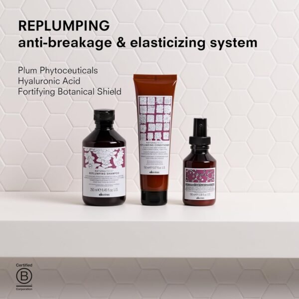 Davines Naturaltech REPLUMPING Conditioner, Renew Elasticity While Replenishing, Moisturizing And Detangling, 5.07 fl. oz. - Image 7
