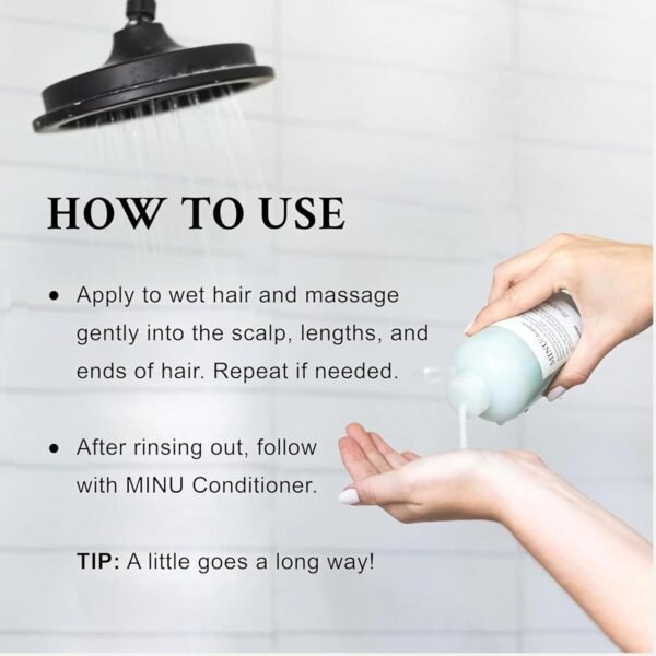 Davines MINU Shampoo, Color Retention Shampoo For Colored, Treated Hair, Protects & Keeps Hair Bright, Shiny For Longer - Image 4