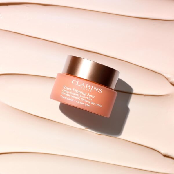 Clarins Extra-Firming Day Cream | Anti Aging Moisturizer | Skin Looks More Radiant, Visibly Firmer and Plumper After 28 Days* | Smoothes Appearance of Lines and Wrinkles | Evens Skin Tone | Hydrates - Image 5