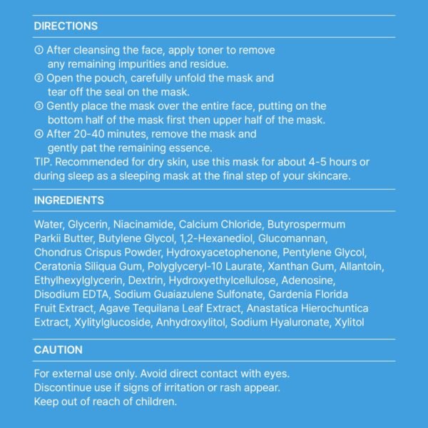 Bluelayer Water Dome Mask - Korean Overnight Collagen Face Mask for Glass Skin, Moisturizing and Firming with Hyaluronic Acid & Blue Agave - Pore Minimizing with Hydrogel Masks for Radiant Glow - 4EA - Image 9