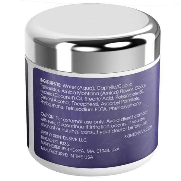 SKINTENSIVE Arnica Bruise Cream for Thin Skin - Moisturizing, Vitamin K C and E, Skin Renewal, 4 Oz - Image 7