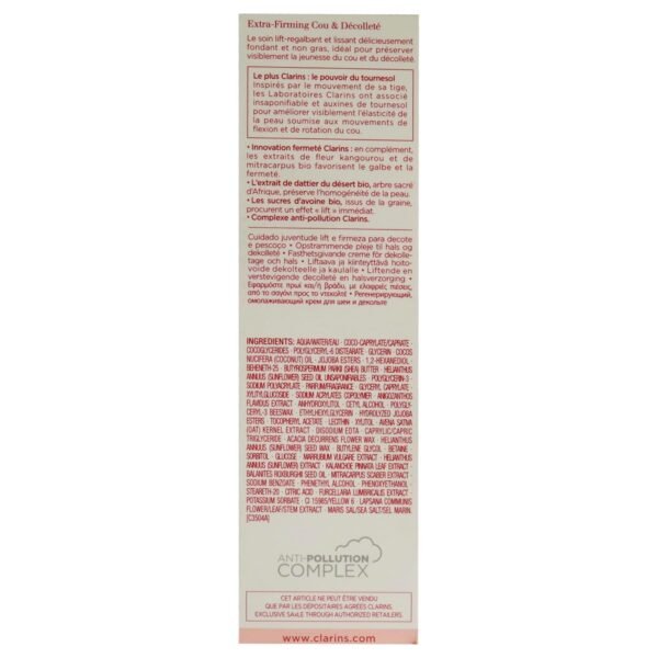 Clarins Extra-Firming Neck and Décolleté Cream | Award-Winning | Anti-Aging Moisturizer | Visibly Firms, Smoothes and Lifts | Minimizes Appearance Of Wrinkles | Targets Dark Spots | 2.5 Ounces - Image 9