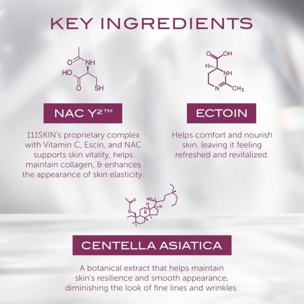 111SKIN Y Theorem Bio Cellulose Facial Mask for All Skin Types, Hydrating Face Mask with NAC Y2, Ectoin & Centella Asiatica, Enhances Skin Elasticity, Skincare Sheet Masks for Self Care, 5x 0.78 fl oz - Image 4